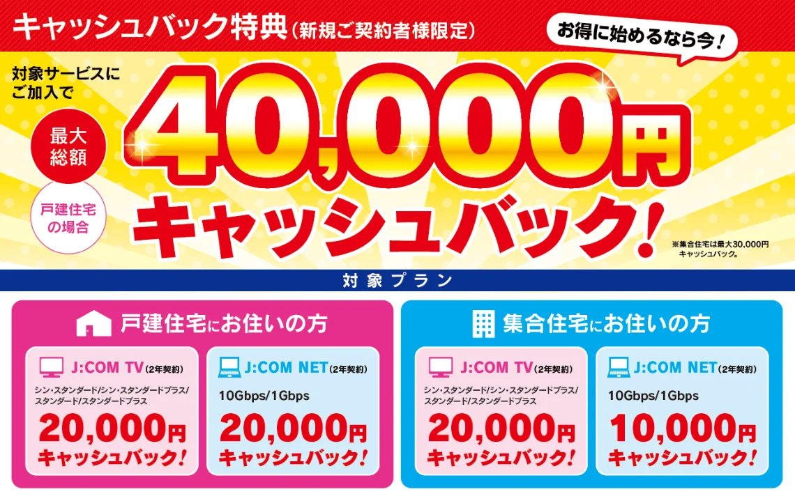 J:COM ケーブルテレビ(CATV)・インターネット・電話・スマホ・電力